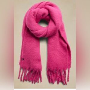Banana Republic oversized pink scarf